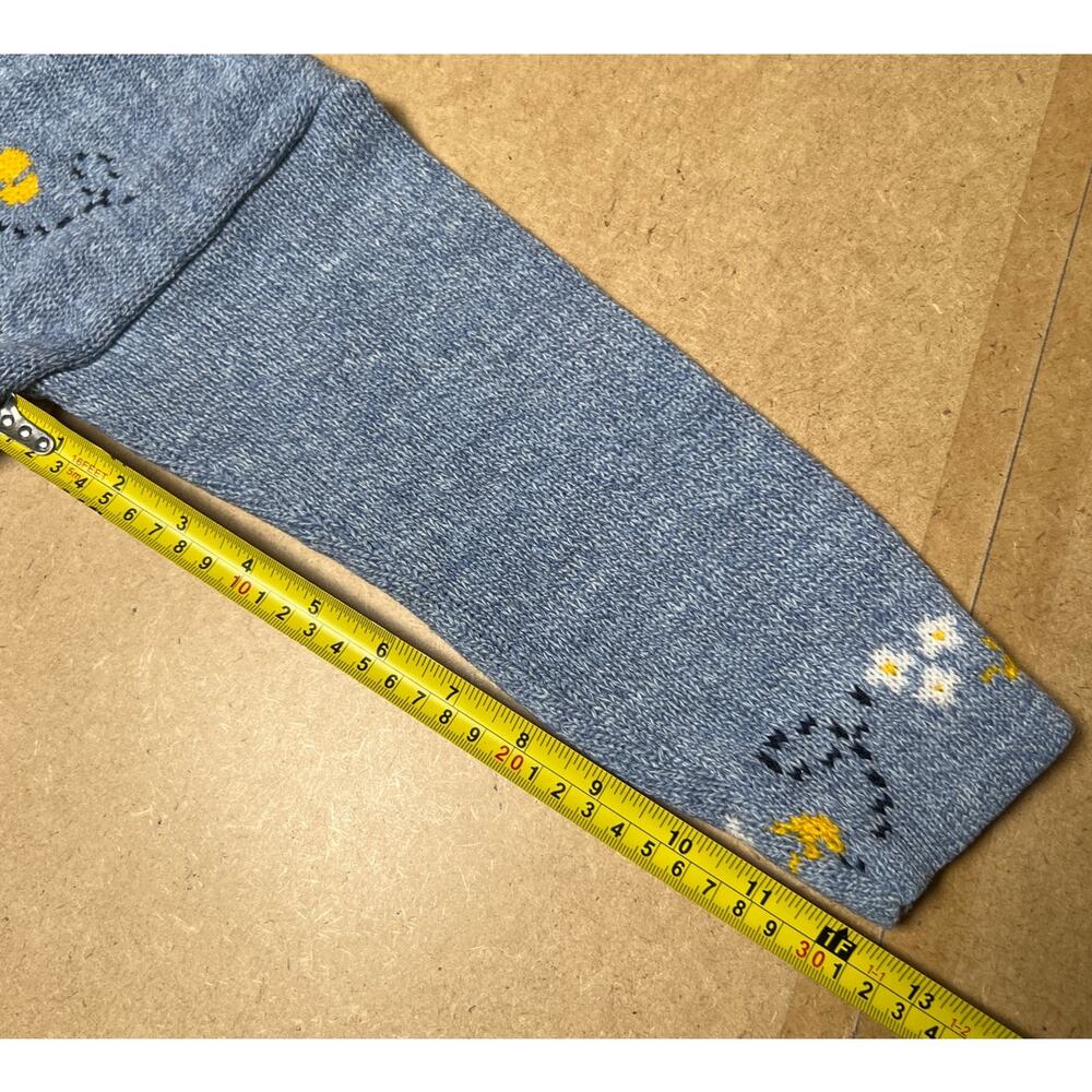 Winnie The Pooh Silly Ole Bear Size Large Pullover Blue Sweater Knit Toddler - Picture 5 of 6